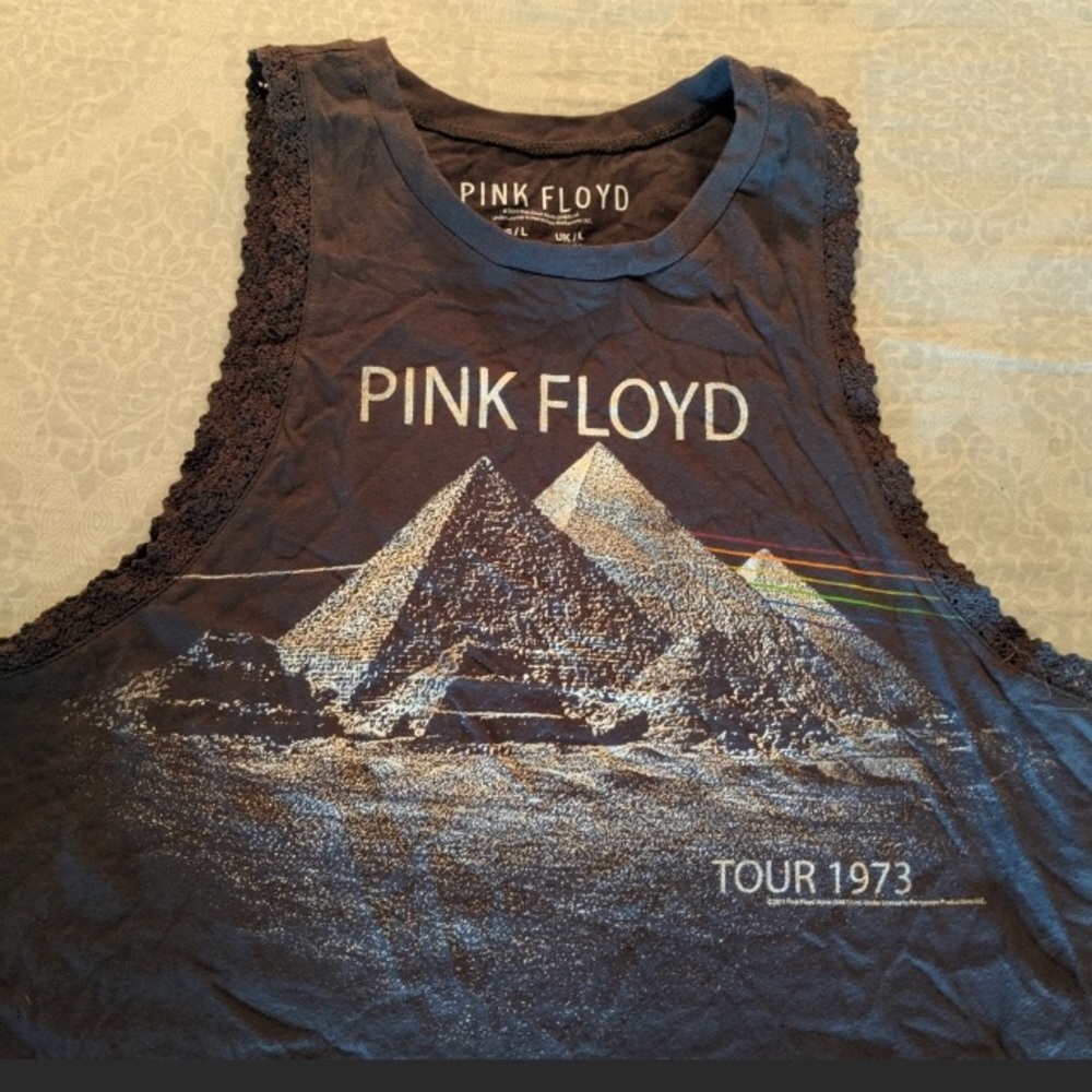 Pink Floyd crop top